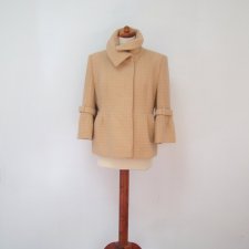 Red Herring/Debenhams* wełniany płaszcz beżowy L-XXL