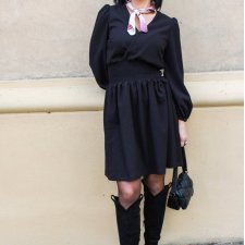 Czarna sukienka mini Florencja