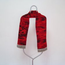 OLD NAVY* szalik unisex moro w czerwieniach