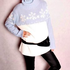 SWETER-GOLF ŚNIEŻKI M&S MODE