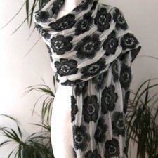 Dwustronny Szal  Vintage