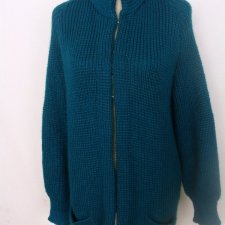MADE IN ITALY -  SZMARAGDOWY SWETER