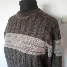 sweter wełna merino alpaka M