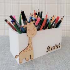 Organizer na biurko dla dzieci-Żyrafa