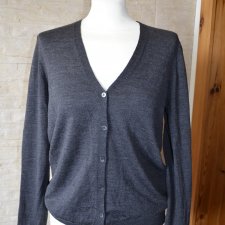 sweter Uniqlo rozpinany wełna M/L