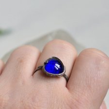 Kobalt - piękny pierścionek w regulowanym rozmiarze