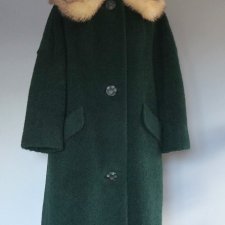 Damski płaszcz na zimę - vintage   *108
