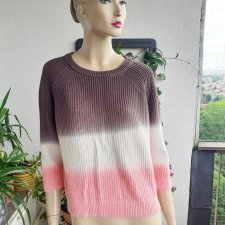 grubszy cieniowany bawełniany sweterek