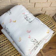 Komplet pościeli do łóżeczka bawełna kołdra poduszka pościel bawełniana z wypełnieniem