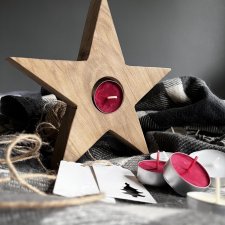 Świecznik gwiazdka, Bożonarodzeniowa dekoracja handmade!
