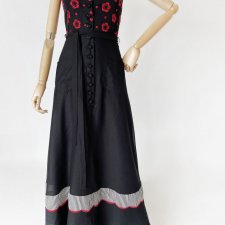 Vera Mont Paris sukienka z lat 70-tych DRT268
