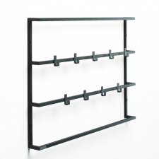 Wieszak na ścianę do przedpokoju metalowy loft 60cm