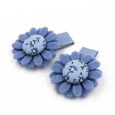 Spinki do włosów Mini Flowers Blue Little Flowers