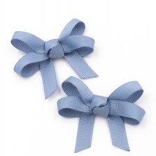 Spinki do włosów Loop Bows Blue Little Flowers French Blue