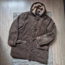 Kurtka M sztruksowa vintage oversize eskimoska