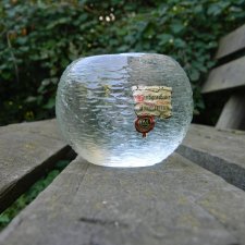 HANDGEARBEITET MUNDGEBLASEN design wazon na jeden kwiat szklana kula przycisk świecznik
