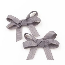 Spinki do włosów kokardki Luna Grey