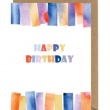 Kartka urodzinowa Colorful