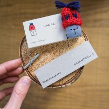 Pogodna kartka trójwymiarowa LUBIĘ CIĘ Jadwisia tyciTulek