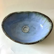 Ceramiczna umywalka "Wielki błękit"