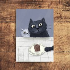 Kartka pocztowa - Koty