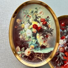 Obraz na porcelanie ❀ڿڰۣ❀ Fuchsia and Pansy Beauty M.L. Bruyas ❀ڿڰۣ❀ Pięknie zdobiona