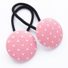 Gumki do włosów Bobbles Peony Pink