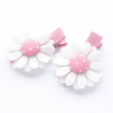 Spinki do włosów Flowers Peony Pink