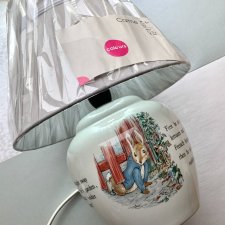 Duża rzadkość! ❀ڿڰۣ❀ LAMPA WEDGWOOD ❀ڿڰۣ❀ Beatrix Potter - Peter Rabbit ❀ڿڰۣ❀
