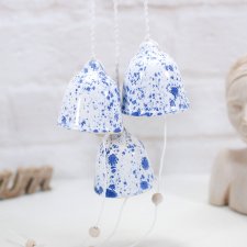 3 ceramiczne dzwonki - lód