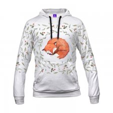 Bluza damska full print. i love forest