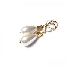 Pearls /white/ perły vol. 17 - kolczyki