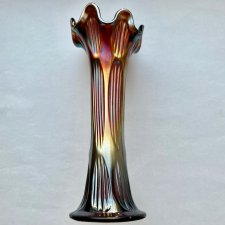 Perełka Designu! Fenton Iridescent Carnival Glass Vase - Lata 40/60-te. XXw. ❤ Vintage