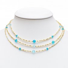 Naszyjnik karnawałowy Amelia Turqouise