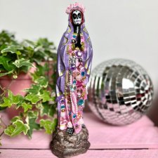 Matka Boska Meksykańska Santa Muerte Lila L