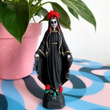 Matka Boska Meksykańska Santa Muerte Black