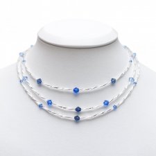 Naszyjnik karnawałowy Amelia Sapphire