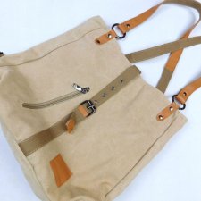 EVELYN BAG - TORBA KHAKI - PLECAK