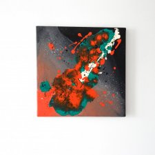 "GALAXIE" obraz ścienny akryl na płótnie 30x30 cm