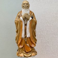 Vintage Mudman Mud Man Statue Figurine  ❀ڿڰۣ❀ Jakościowa figurka Konfucjusza ❀ڿڰۣ❀