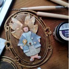 Ceramiczny aniołek