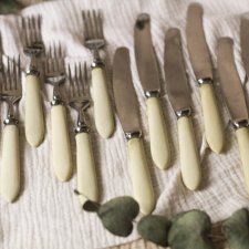 Zestaw sztućców bakelit