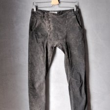 Włoskie jeansy skinny baggy destroyed S M