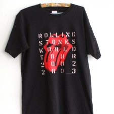 2002 Vintage Rolling Stones Tour T-shirt Koszulka Unikat
