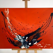 "THE WINGS OF HOPE" obraz ścienny akryl na płótnie 60x80 cm