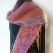 Szalik vintage mohair