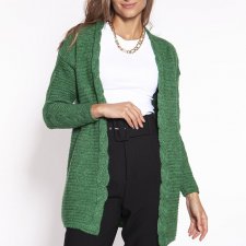 Sweter bez zapięcia - SWE278 zielony MKM