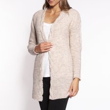 Sweter bez zapięcia - SWE278 beż MKM