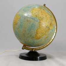 Podświetlany globus, lata 70.