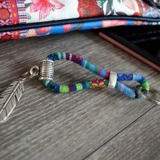 brelok boho AZTEQ FEATHER